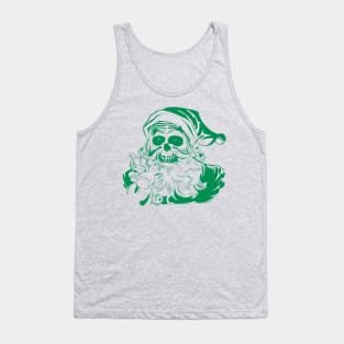 Skeleclaus (green) Tank Top